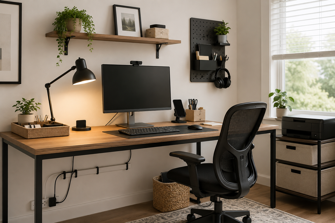 How to Create a Cleaner Home Office Without Buying More Furniture