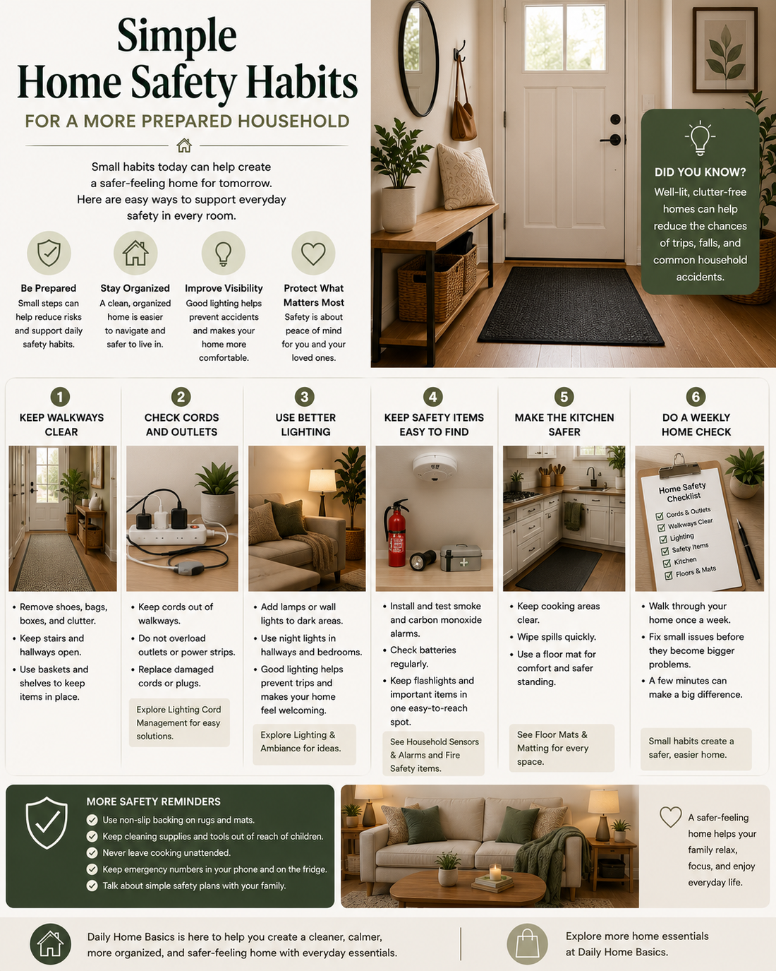 Simple Home Safety Habits for a More Prepared Household