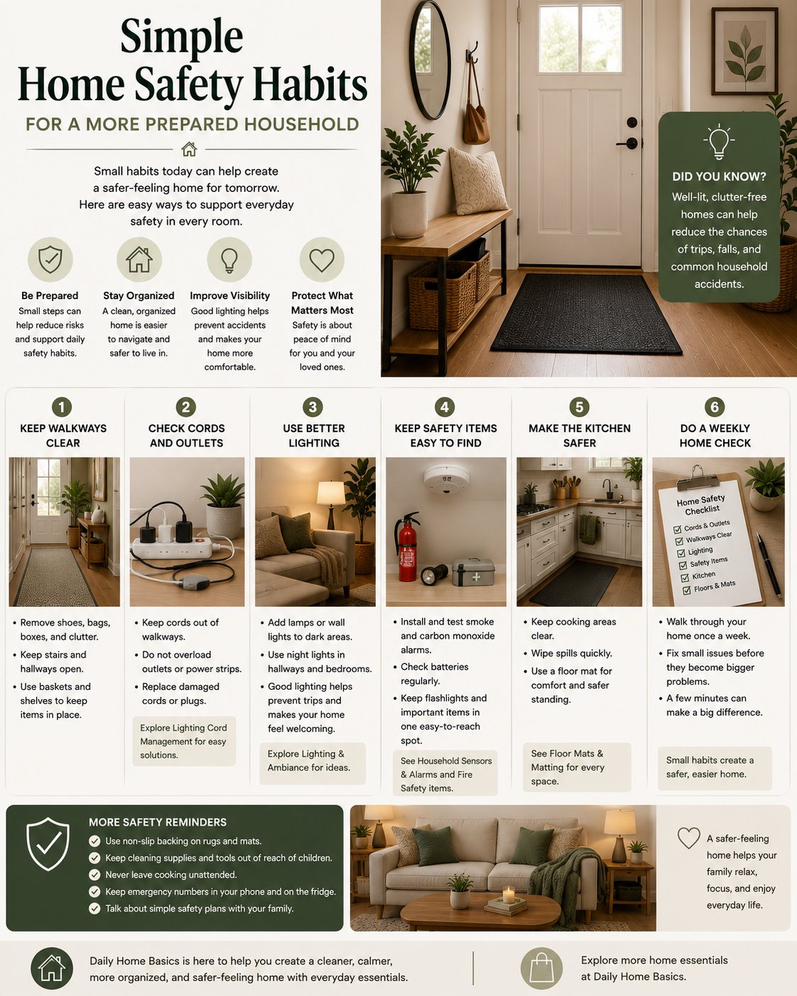 Simple Home Safety Habits for a More Prepared Household