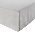 Amazon Basics Lightweight Pleated Bed Skirt, Machine Washable, Wrinkle and Fade Resistant, Full, Light Grey by AmazonBasics