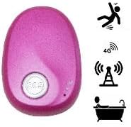SkyAngel~Wave | One Payment for Life | Mobile Cellular Alert | Fall Detection | Waterproof | Call and Speak to 911 | Life Guardian Alert Two Way Voice | No Subscription | No Cellphone Needed (Fuchsia)