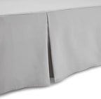 Amazon Basics Lightweight Pleated King Size Bed Skirt, Wrinkle and Fade Resistant, Machine Washable, Dust Ruffle, Light Grey, 16-inch Drop - Image 4