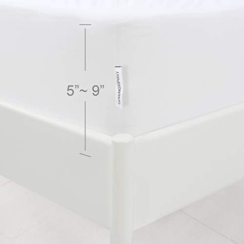 Box Spring Cover Full Size with Smooth and Elastic Woven Material - Image 4
