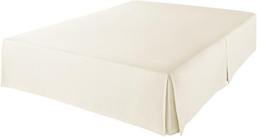 Amazon Basics Lightweight Pleated Bed Skirt, Machine Washable, Wrinkle Resistant, King, Beige - Image 3