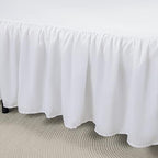 Bed Skirt King Size Ruffled Bed Skirt with Split Corners - Image 3