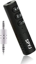 Bluetooth Receiver 5.0 Wireless Audio Receiver, Compatible with 3.5mm Jack AUX car Audio/Wired Headset/Home Stereo System, can be Connected to Smartphone/Tablet Bluetooth,