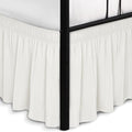 Wrap Around Full Size Bed Skirt Split Corners 16" Drop-Elastic Dust Ruffle by Biscaynebay