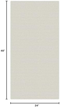 EARTHALL Washable Runner Rug, Non Slip Doormat, 2x4 Ft, Cream/Grayish - Image 2