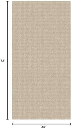 EARTHALL Washable Runner Rug, Non Slip Doorway Runner, 3x6 Ft, Sand/Beige - Image 2