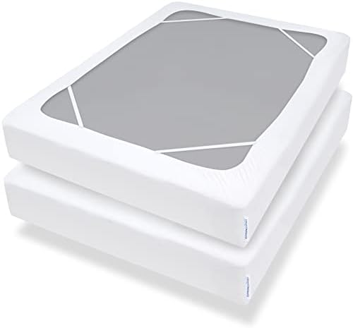 Box Spring Cover King Size with Smooth and Elastic Woven Material by SpringspiritBedding