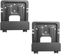 Mount Plus MP-APM-06-01 2 Pack Streaming Media Player Wall Mounting Bracket for Most Small Devices Up to 11 lbs. - Apple TV, Roku, Fire TV, Sonos Port (2 Pack Narrow)