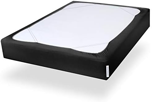 Box Spring Cover Queen Size with Smooth and Elastic Woven Material by SpringspiritBedding