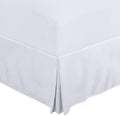 Utopia Bedding Valance Sheet Single - Soft Brushed Polyester-Microfibre - Pleated - Fits Under The Mattress & Down to The Floor - Base Bed Skirt (White) by UTOPIABEDDING