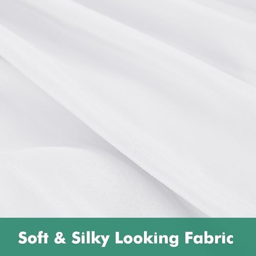 Wrap Around Full Size Bed Skirt Split Corners 15" Drop-Elastic Dust Ruffle - Image 7