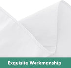 Wrap Around King Size Bed Skirt Split Corner 17" Drop-Elastic Dust Ruffle - Image 7