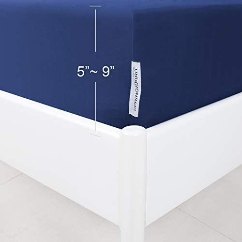Box Spring Cover Twin Size with Smooth and Elastic Woven Material - Image 4