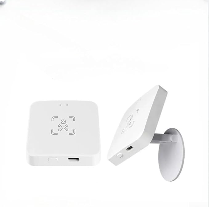 Smart Zigbee/WiFi Motion Sensor, Human Presence Motion Sensor with PIR and Millimeter Wave Detection, Static Presence Recognition, Light and Environmental Monitoring(B)