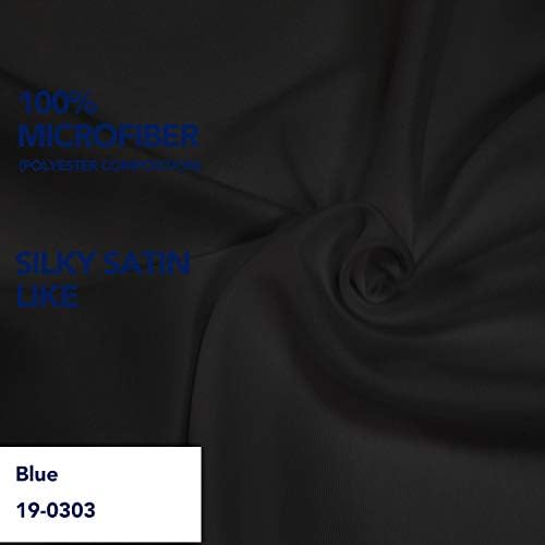 PureFit Wrap Around Ruffled Bed Skirt, Black, Queen/King - 14" Drop - Image 5