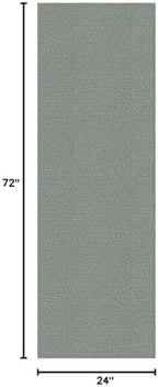 EARTHALL Washable Runner Rug, Non Slip Entryway Runner, 2x6 Ft, Green/Grey - Image 2