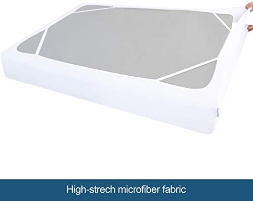 Box Spring Cover Full Size with Smooth and Elastic Woven Material - Image 2