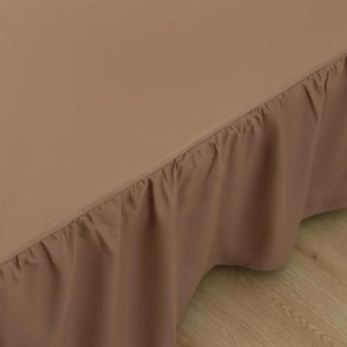 Bed Skirt Full Size Ruffled Bed Skirts with Split Corners - Image 2