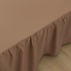 Bed Skirt Queen Size Ruffled Bed Skirts with Split Corners - Image 2