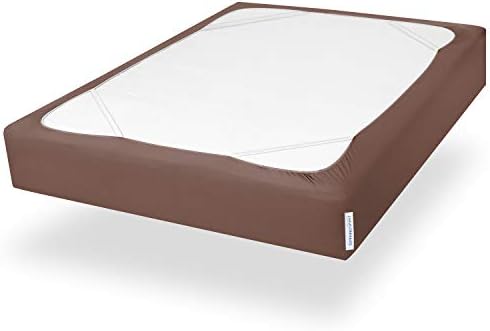 Box Spring Cover Queen Size with Smooth and Elastic Woven Material by SpringspiritBedding