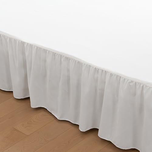 Bed Skirt King Size Ruffled Bed Skirt with Split Corners - Image 5