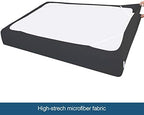 Box Spring Cover King Size with Smooth and Elastic Woven Material - Image 2