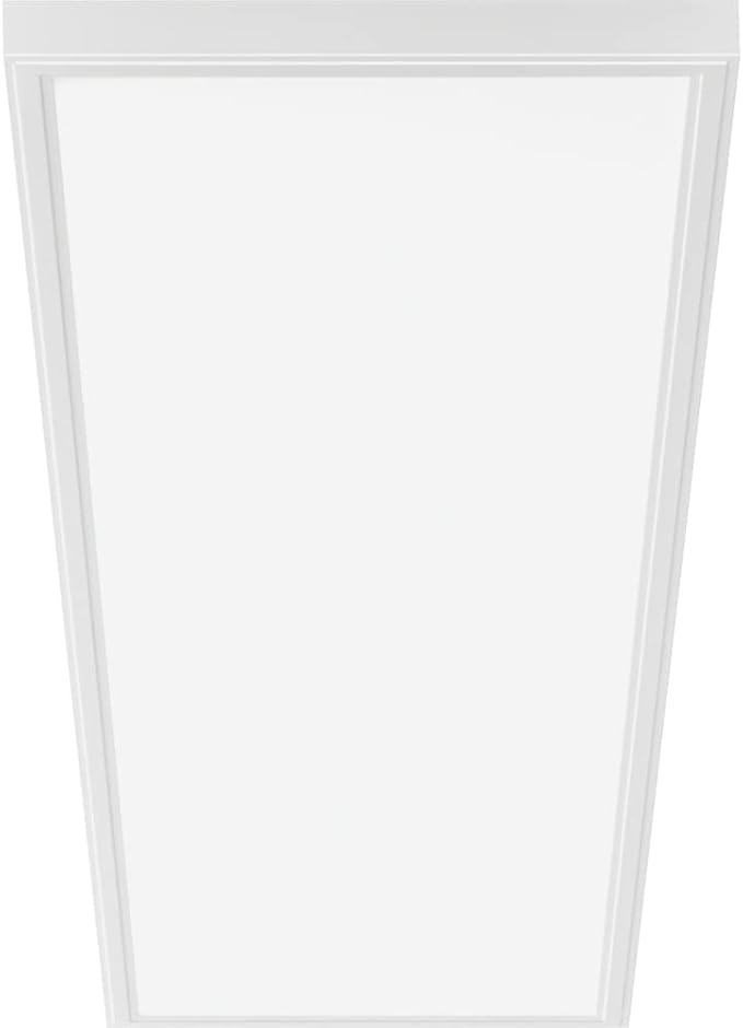 Lithonia Lighting CPANL 2x4 LED Flat Panel Light, 2 Ft. x 4 Ft. LED Light Panel, Ceiling Lighting Fixture, 4000/5000/6000 Adjustable Lumens, 3500K/4000K/5000K Switchable CCT, White
