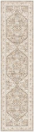 Yamaziot Washable Runner Rug, 2x8 Non-Slip Boho Vintage Hallway Kitchen Rug - Image 3