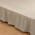 Bed Skirt Full Size Ruffled Bed Skirts with Split Corners - Image 2
