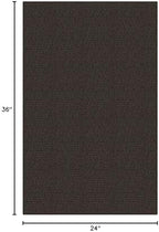 EARTHALL Washable Entryway Rug, Non Slip Doormat, 2x3 Ft, Taupe/Coffee - Image 2