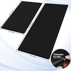 StepRite Kitchen Mats for Floor, 2-Piece Anti-Fatigue Kitchen Rugs, Black - Image 2