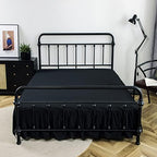 Bed Skirt Queen Size Ruffled Bed Skirt with Split Corners - Image 6