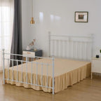 Bed Skirt Full Size Ruffled Bed Skirts with Split Corners - Image 4