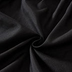 MEILA Wrap Around Elastic Bed Skirt for Twin & Full Beds, 18" Drop, Black - Image 4