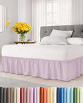 CGK Wrap Around Bed Skirt - College Dorm Room - 15" Inch, Twin/Twin XL by CGKUnlimited