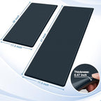 StepRite Kitchen Mats for Floor, 2-Piece Anti-Fatigue Rugs, Dark Charcoal - Image 2