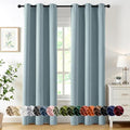 MIULEE Blackout Curtains for Bedroom 2 Panels 40 x 84 Inch Long Slate Blue by MIULEE