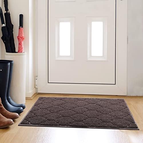 Cosyearn Door Mat, 24x36, Brown, Indoor Outdoor Front Entryway Doormat - Image 3