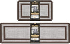 Mattitude Kitchen Mats Set of 2,Cushioned Anti-Fatigue Non-Skid Rug Sets by Mattitude