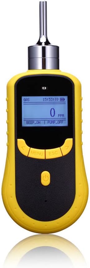ATO Portable High Sensitivity Chlorine (Cl2) Gas Leak Detector, 0 to 50 ppm, with Sound and Light Alarm