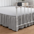 Bed Skirt King Size Ruffled Bed Skirts with Split Corners by xuandian