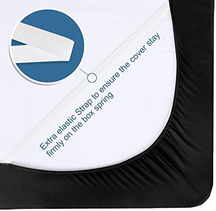 Box Spring Cover Queen Size with Smooth and Elastic Woven Material - Image 4