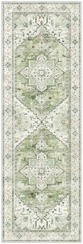 Yamaziot Washable Runner Rug, 2x6 Non-Slip Boho Vintage Hallway Kitchen Rug - Image 2