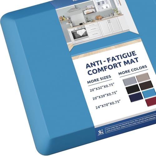 0.8" Thick Kitchen Mat Cushioned Anti Fatigue Rug Comfort Floor Mats by KitchenClouds