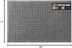 GORILLA GRIP® HydroABSORB Door Mat for Indoor Outdoor Use, 29x17 Gray - Image 2