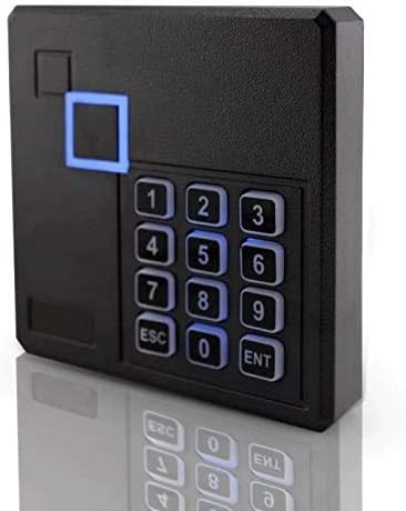 MENGQI-CONTROL TCP/IP 2 Doors Access Control System Kits Metal Push Release Button Electromagnetic Lock RFID Keypad Reader Power Supply Box Cards/Key fobs (Phone APP remotely Open Door)