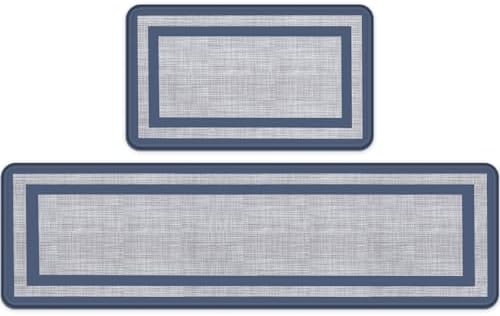 Mattitude Kitchen Mats Set of 2,Cushioned Anti-Fatigue Non-Skid Rug Sets by Mattitude